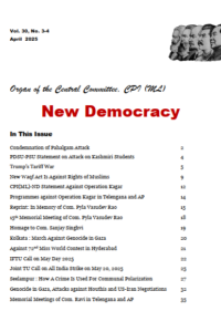 New Democracy April 2025 Issue